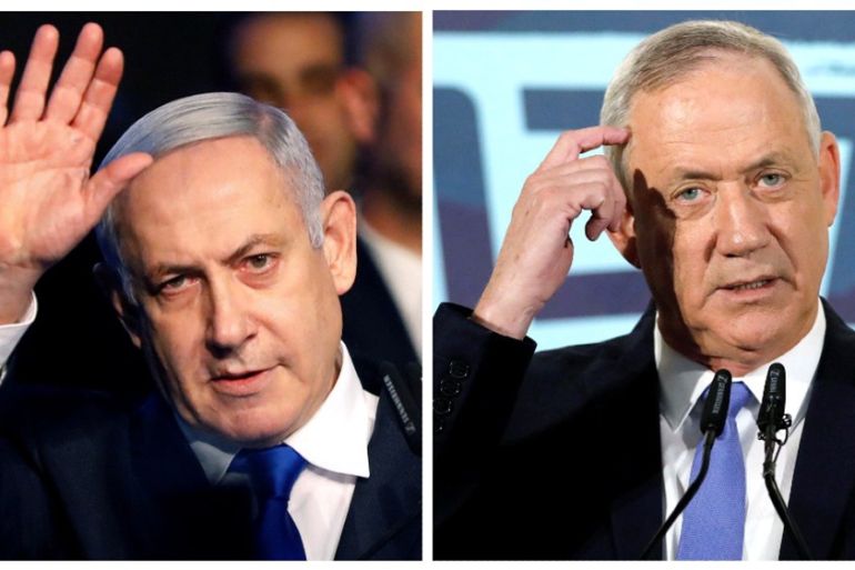 以色列总理内塔尼亚胡、反对派领袖甘茨组成紧急联合政府