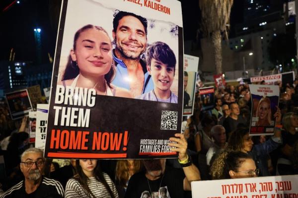 ‘Bring them home’: Marching for days, families of Gaza hostages reach Jerusalem from Tel Aviv